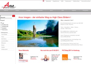 Neue Webseite Arco Images